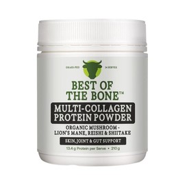 Best of the Bone Multi-Collagen Protein Powder Organic Mushroom 210g
