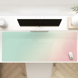 39.37"x17.7" Lovely Desk Pad for Ladies, Smooth Surface for Laptops & Computers, Waterproof/Non-Slip Base, Stylish Workspace Protector for Office/Home. A Desk Mat Special for You.