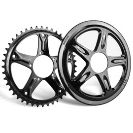 Bafang Chainring 44T with Guard for Bafang BBS02B Motor 500W 750W
