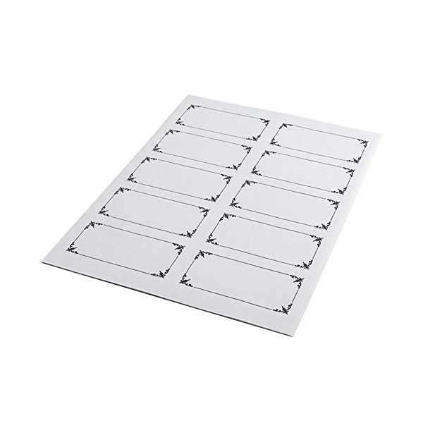 Laser And Inkjet Book Platelets 2"H x 4"W Border 100