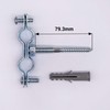 SKIR'CO Double Pipe Bracket for 16-20 mm Pipes, Pipe Support