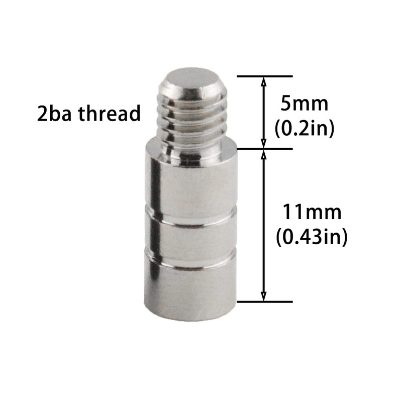 DGHAOP 9pcs 2g Dart Weights Fine Copper 6x11mm Black/Silver/Brass 2ba