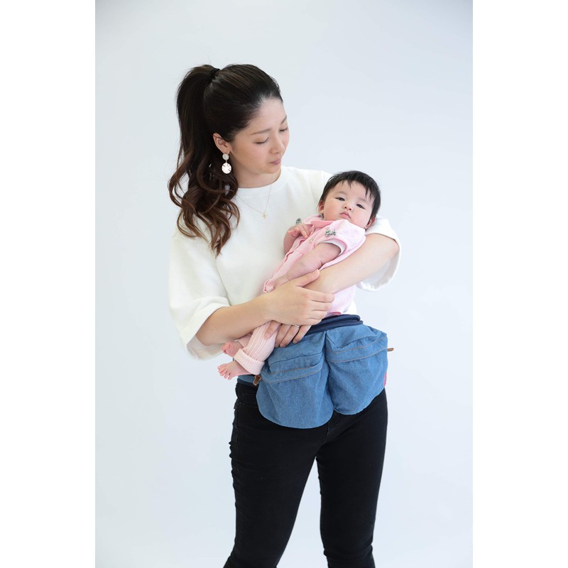 TeLasbaby DaG3 (Dag 3) Denim Foldable Hip Seat and Waist