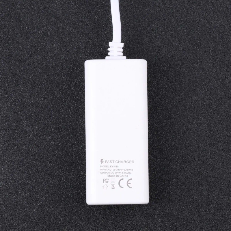 Multicargador Carga Rápida 2 X Usb 2 X Tipo C