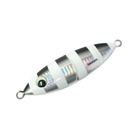 Fat Throw Skip Jig, B Type, Metal Jig, 7.1 oz (200 g), Iwashi Glow Stripe Lure, Real Color Jig, Jigging, Slow Jigging, Grouper Que, Amberjack, Fishing Tackle BAKSTORM