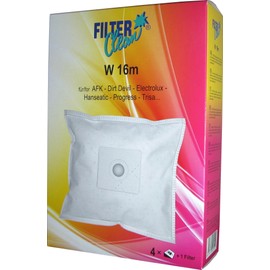 FilterClean W 16m Hoover Bags, White