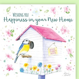 Bird House Home Tweet Home New Home Quality Greetings Card