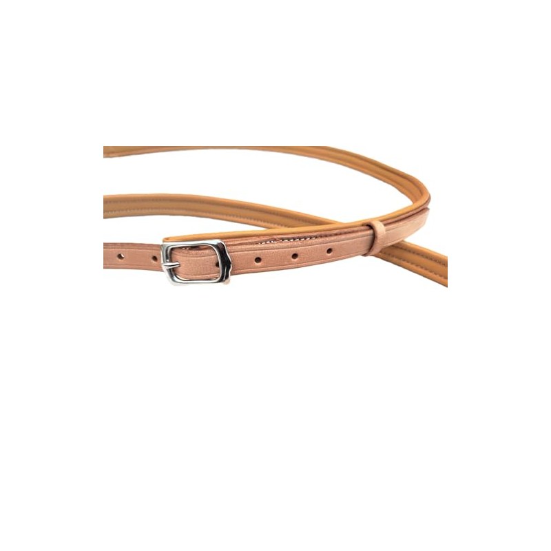 Leather Neck Ring Neck Strap Flat for Horses Adjustable Padded