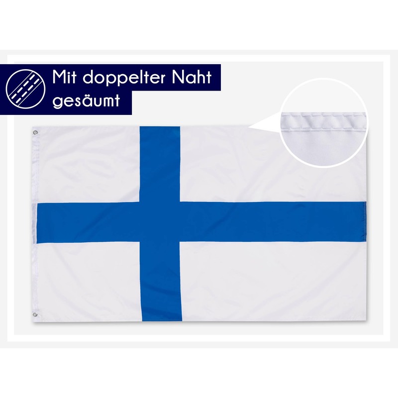 PHENO FLAGS Finland Flag - Finland Flag 90 x 150