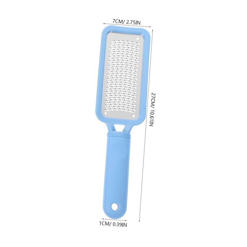 Baluue 3pcs Stainless Steel Foot File Double-sided Callus Remover Tool
