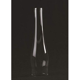 Clear Glass Lamp Chimney, Replacement Hurricane Globe Measures 3 Inch Diameter Base x 12 Inches High for Oil or Kerosene Lanterns
