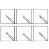 Luo ke 6 Pcs 3/32 Inch Shank Tungsten Steel Engraving