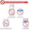 Nenesupply Travel Bottle Caps Lids Compatible with Nenesupply Bottle Spectra