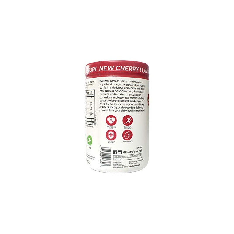 Country Farms Bountiful Beets Circulation Superfood 10.6 oz (Pack of