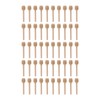 50pcs Honey Dipper Wooden Multipurpose Mini Honey Stirrer Stick for