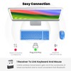cimetech Wireless Keyboard Mouse Combo, Compact Full Size Wireless Keyboard
