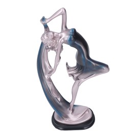 Dancing Girl Statue Elegant Ballerina Girl Craft Statue Home Decoration for Living Room Bedroom Wine Cabinet Desk TV Cabinet