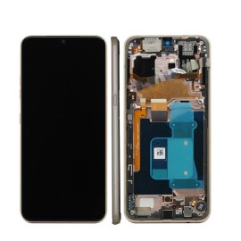 For LG OEM OLED LCD Display Touch Screen Digitizer ± Frame For LG V60 ThinQ 5G NEW USA - LCD Screen With Gold Frame, LG V60 ThinQ 5G