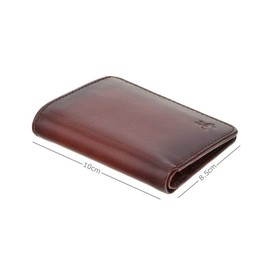 Visconti RFID Protection Atelier Mens Burnished Tan Leather Wallet 'David'