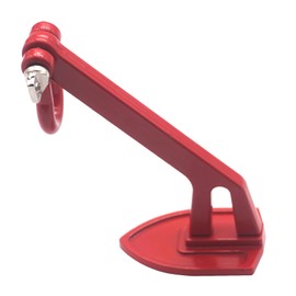 Share Goo RC Metal Winch Anchor Decor Tool Compatible with Traxxas HSP Redcat Axial SCX10 Tamiya CC01 RC4WD D90 D110 1/10 RC Rock Crawler Climbing Car Truck (Red)