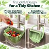 Foldable Hanging Sink Drain Basket Collapsible Kitchen Faucet Food Strainer