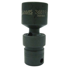 3/8" DR UNI IMPACT SOCKETS, 6 PT (36819) 3/8" Drive Universal Socket Hex 19mm Impact JHW36819