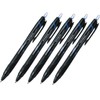 Uni-ball Jetstream Extra Fine Point Retractable Roller BallpointPens,-rubber Grip Type