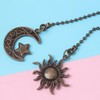 Ximimark 2 pcs Set Of Sun And Moon Pull Chain,