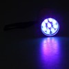 2X Outdoor Mini Pink Rubber Coated 9-LED Flashlight Torch