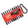 Magnetic Screwdriver Bit Set, S2 Steel Construction, 1/4-Inch Hex Shank,