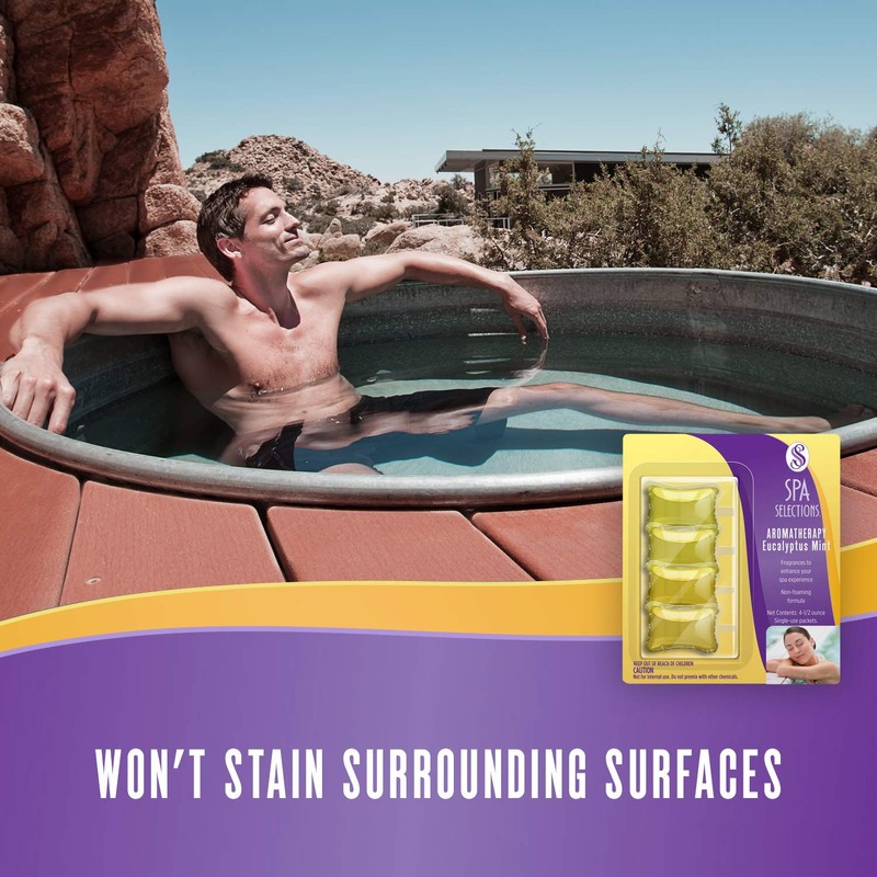 Aromatherapy Pillow Packs, Eucalyptus Mint - 4 (0.5 oz.) Single