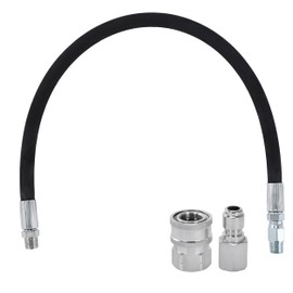 Tool Daily Pressure Washer Whip Hose with Swivel, Hose Reel Connector for Pressure Washing with Power Washer Adapter Set, 2 FT