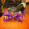 Thanksgiving Cat Collar Bow tie with Bell, Fall Holiday Turkey