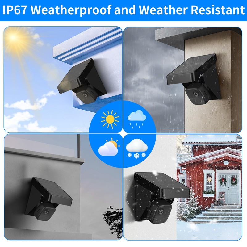 Solar Panel for Blink Outdoor 4 (4th Gen)/XT3/XT2/XT Cameras -