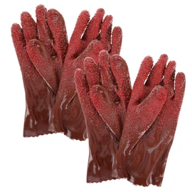 Zerodeko 2pairs Reusable Drain Gloves Pipe Heavy Duty Plumbing Gloves Water Snake Design for Women Men Plumber's Cleaning