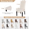 SearchI Waterproof Dining Room Chair Covers, Stretch Parsons Chair Slipcovers
