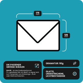 Netuno Pack of 25 Envelopes Light Pink DIN B6 125 x 175 mm 90 g Burano Pink Paper Envelopes Colourful Envelopes Wedding Birthday Christening Christmas Invitations Letter Envelopes Coloured Envelopes