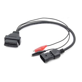 E-Car Connection OBD OBD2 3 pin to 16 Pin Car Repair Equipments Connector Diagnostic Tool Car Extension Cable Adaptor Detection for Fiat Alfa Romeo Lancia