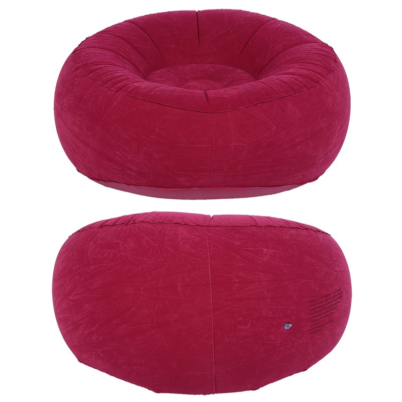 Outdoor Foldable Inflatable Flocked Single Sofa Chair for Living Room