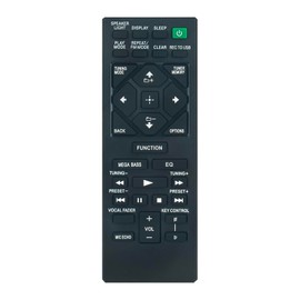 VINABTY RMT-AM220U Remote Control Replacement Suitable for Sony Audio System RMTAM220U MHC-V11 MHCV11