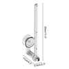 Paper Towel Holder, No Drill 180 Degree Rotatable Towel Rack