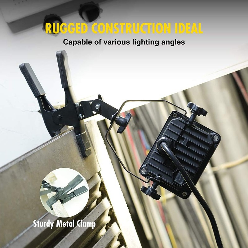 ZONE INDUSTRY CORP. 1200 Lumens Portable LED Clamp Work Light