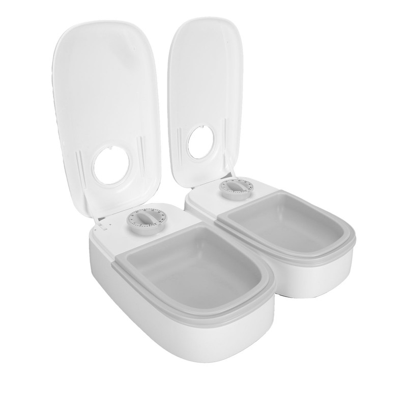 2 Meal Automatic Pet Feeder Large Capacity Smart Timed Dry