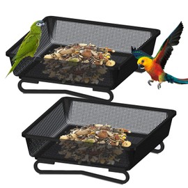 Bird Feeder for Birds, Feeder for Birds, Metal Feeder for Birds, Feeding Bowl, Bird Feeder, Floor Feeder for Wild Birds, Tit Squirrel