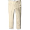 Isaac Mizrahi Boys' Little Solid Linen Pants, Natural, 7