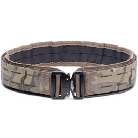 Tacticon Battle Belt | Padded Tactical Nylon Belts | Disabled Combat Veteran Owned Company | Heavy Duty Belt with Quick Release Metal Buckle