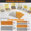 KIMSING P612SS(12mm) 23 Gauge Stainless Steel Micro Pin Nails 9,000