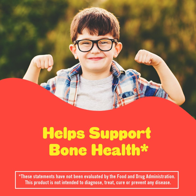 L’il Critters Calcium + D3 Daily Gummy Supplement for Kids,