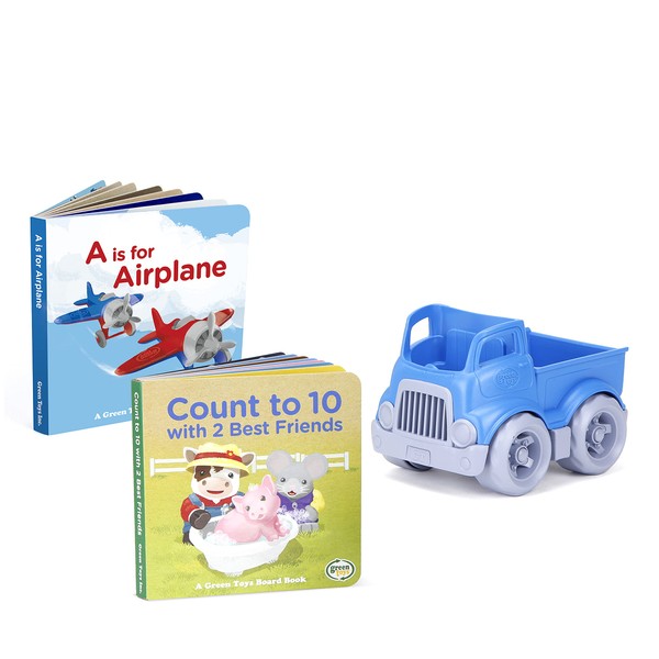 Green Toys Pick up Truck and 2 Board Books