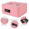 xydled Steel Cash Box Safe with Combination Lock,Money Safe Box